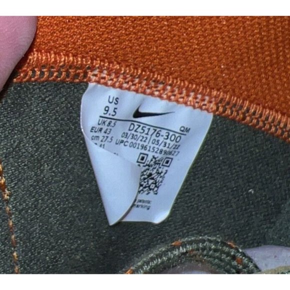 Nike Blazer Mid 77 Vintage Army Mens Leather Athletic Shoes Size 9.5 DZ5176-300 main image 9